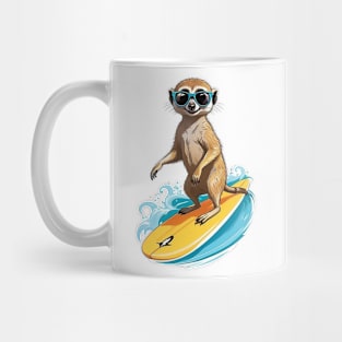 Surfing Meerkat Mug